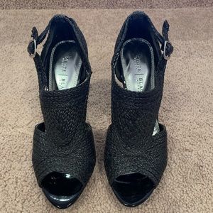 WHBM - sexy peep toe - 4 inch heel